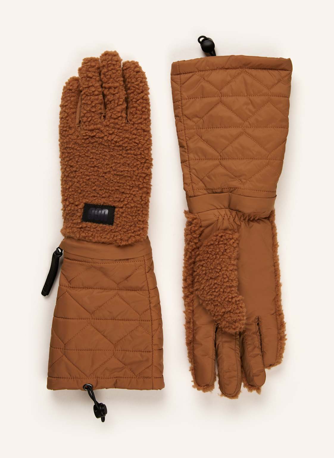 Ugg Handschuhe Im Materialmix braun von Ugg