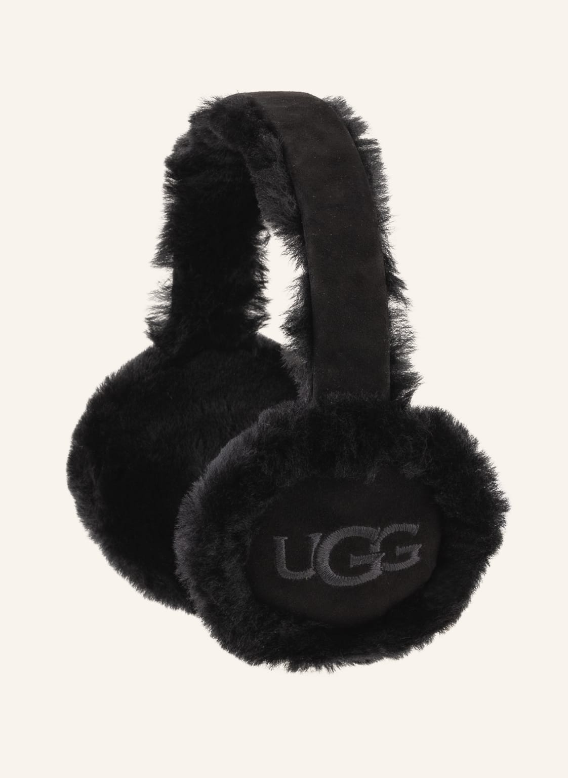 Ugg Ohrenwärmer Mit Echtfell schwarz von Ugg