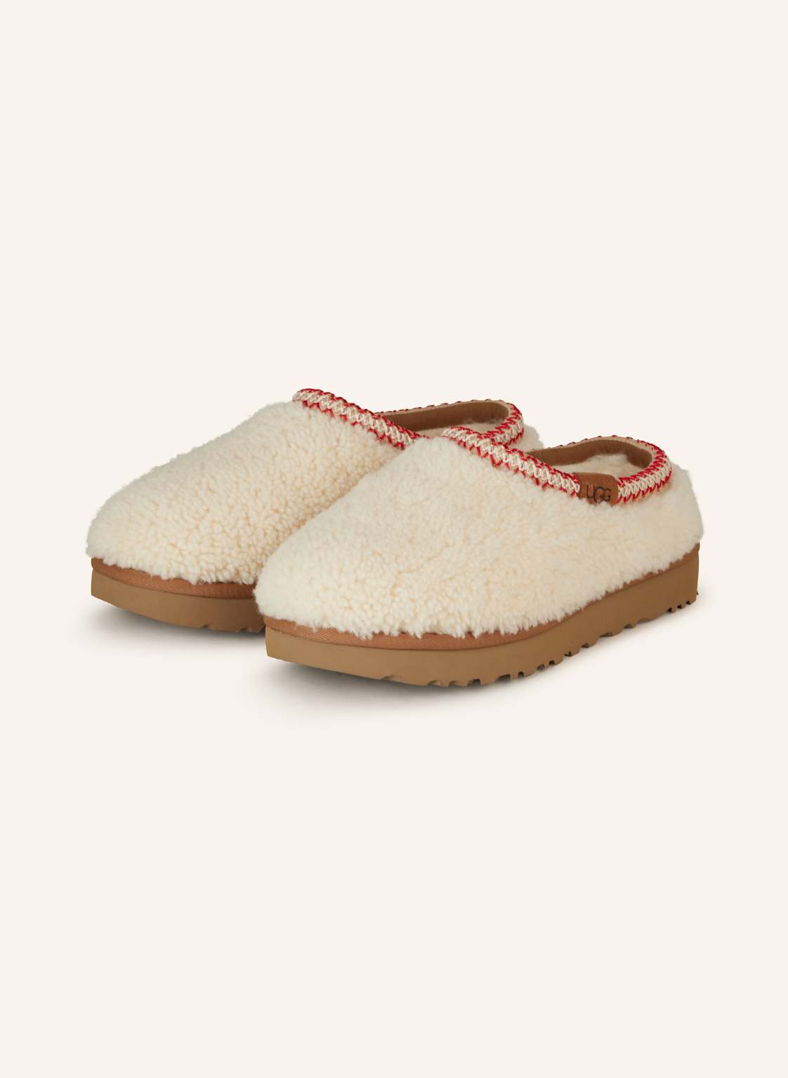Ugg Pantoletten Tasman Maxi Curly beige Ugg Pantoletten Tasman Maxi Curly beige von Ugg