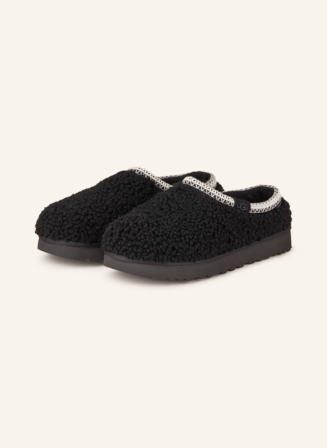 Ugg Pantoletten Tasman Maxi Curly schwarz Ugg Pantoletten Tasman Maxi Curly schwarz von Ugg