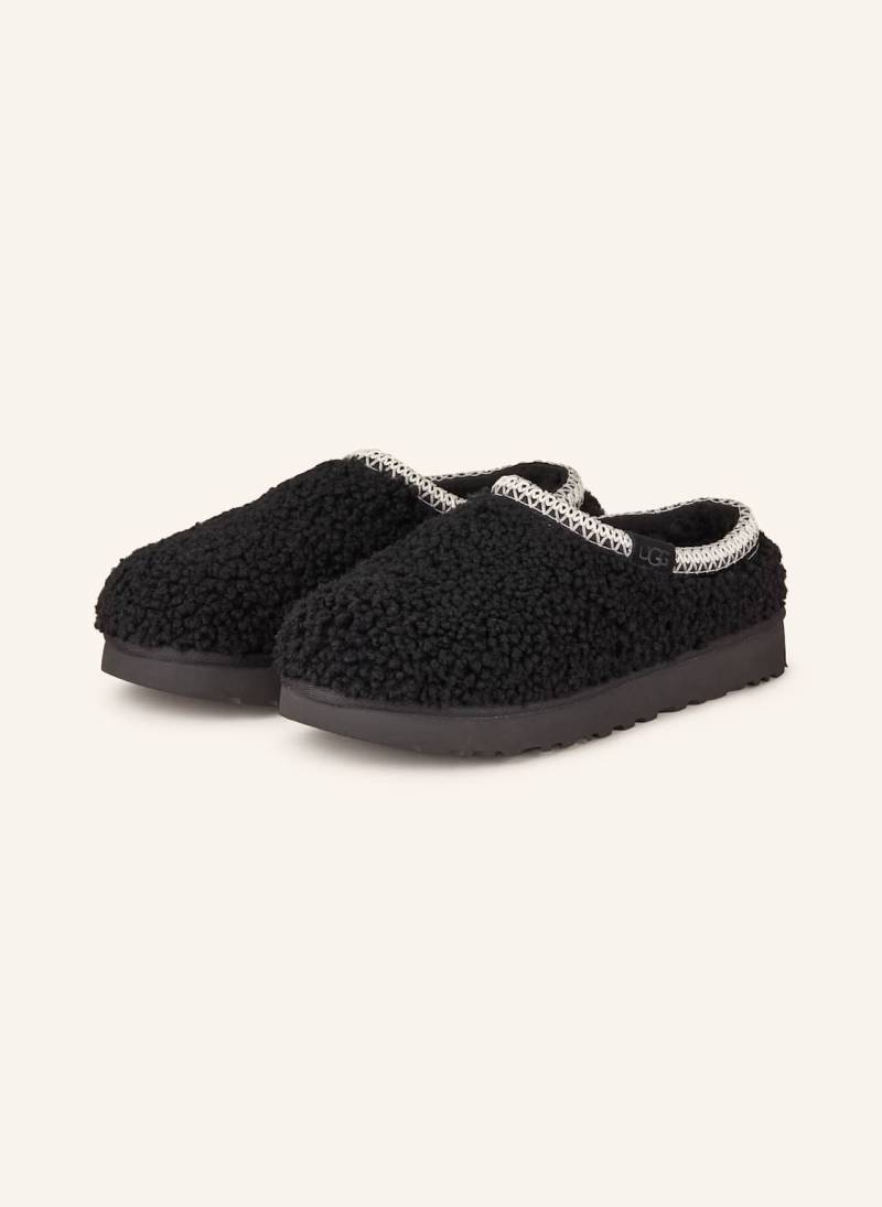 Ugg Pantoletten Tasman Maxi Curly schwarz von Ugg