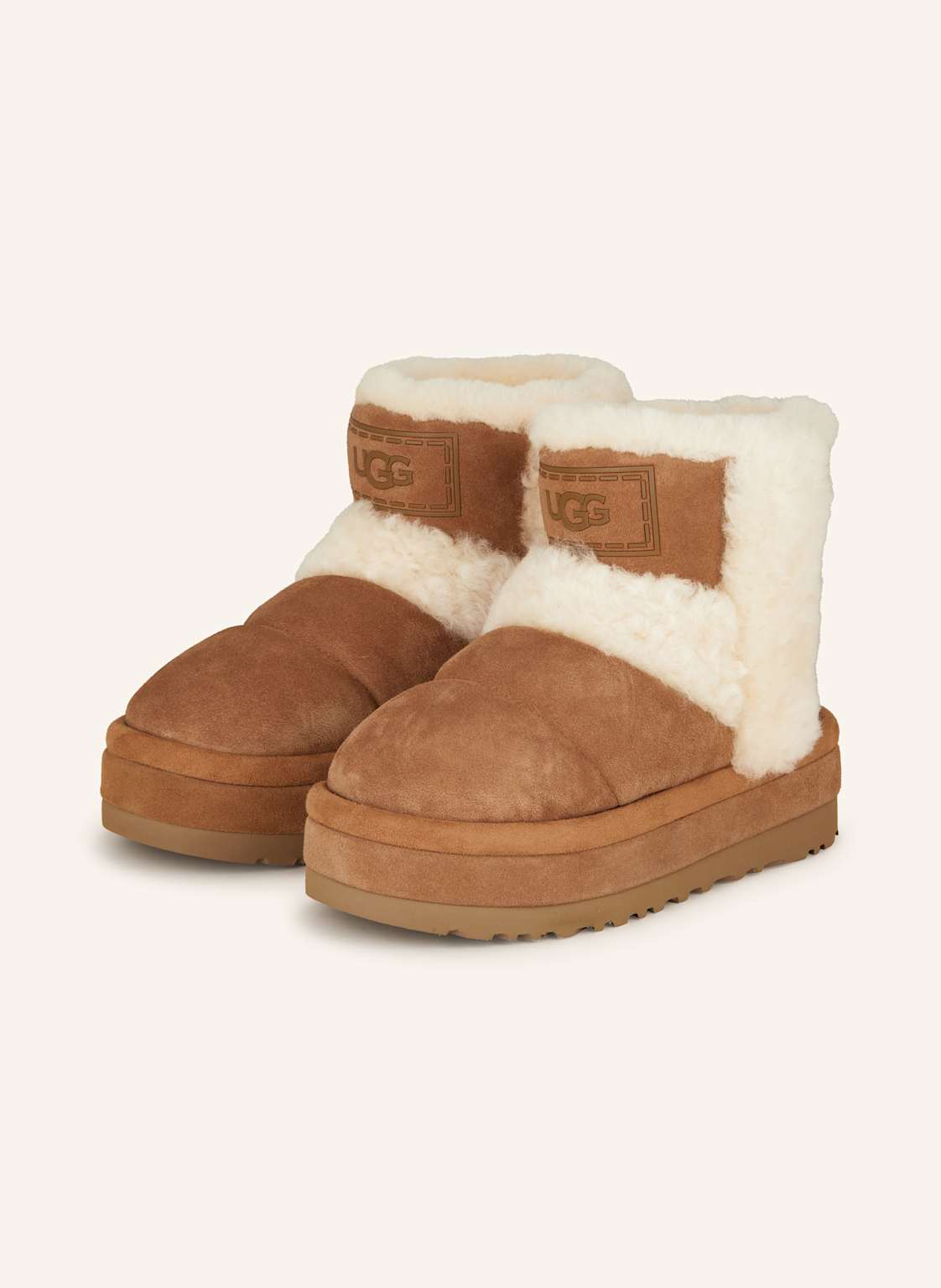 Ugg Plateau-Boots Classic Chillapeak braun von Ugg