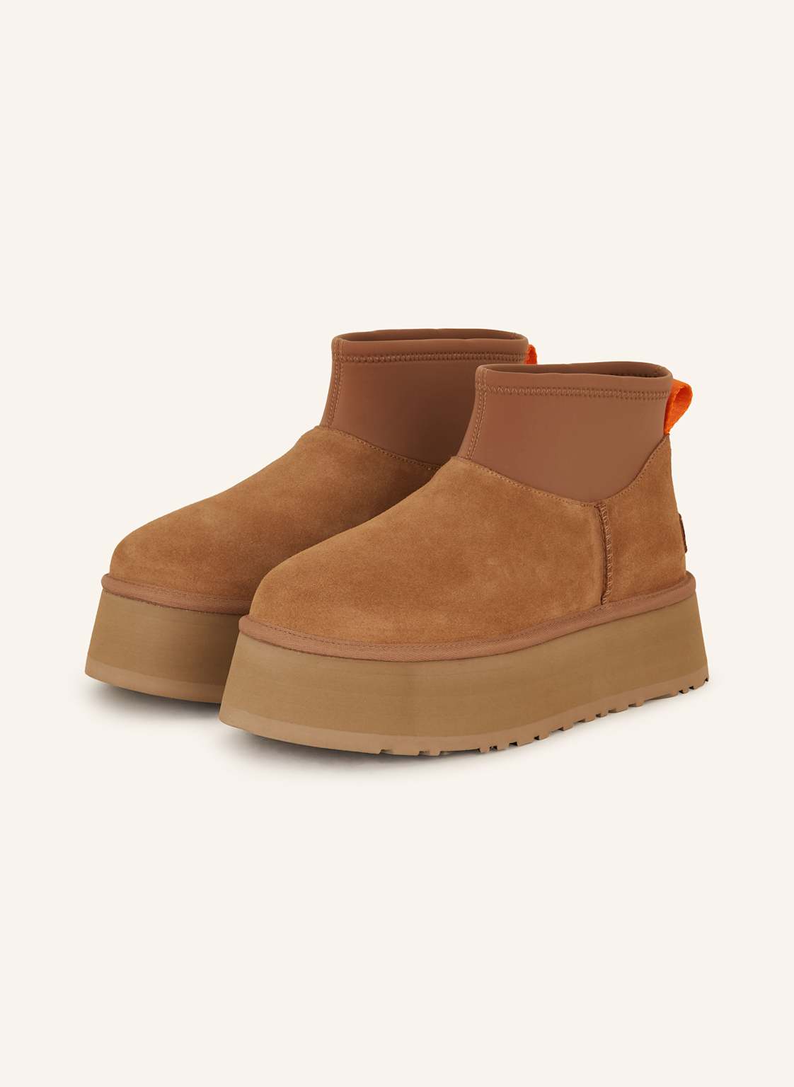 Ugg Plateau-Boots Classic Mini Dipper braun von Ugg