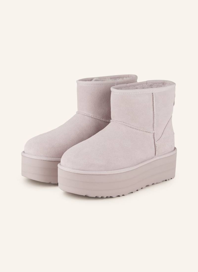 Ugg Plateau-Boots Classic Mini Platform grau von Ugg