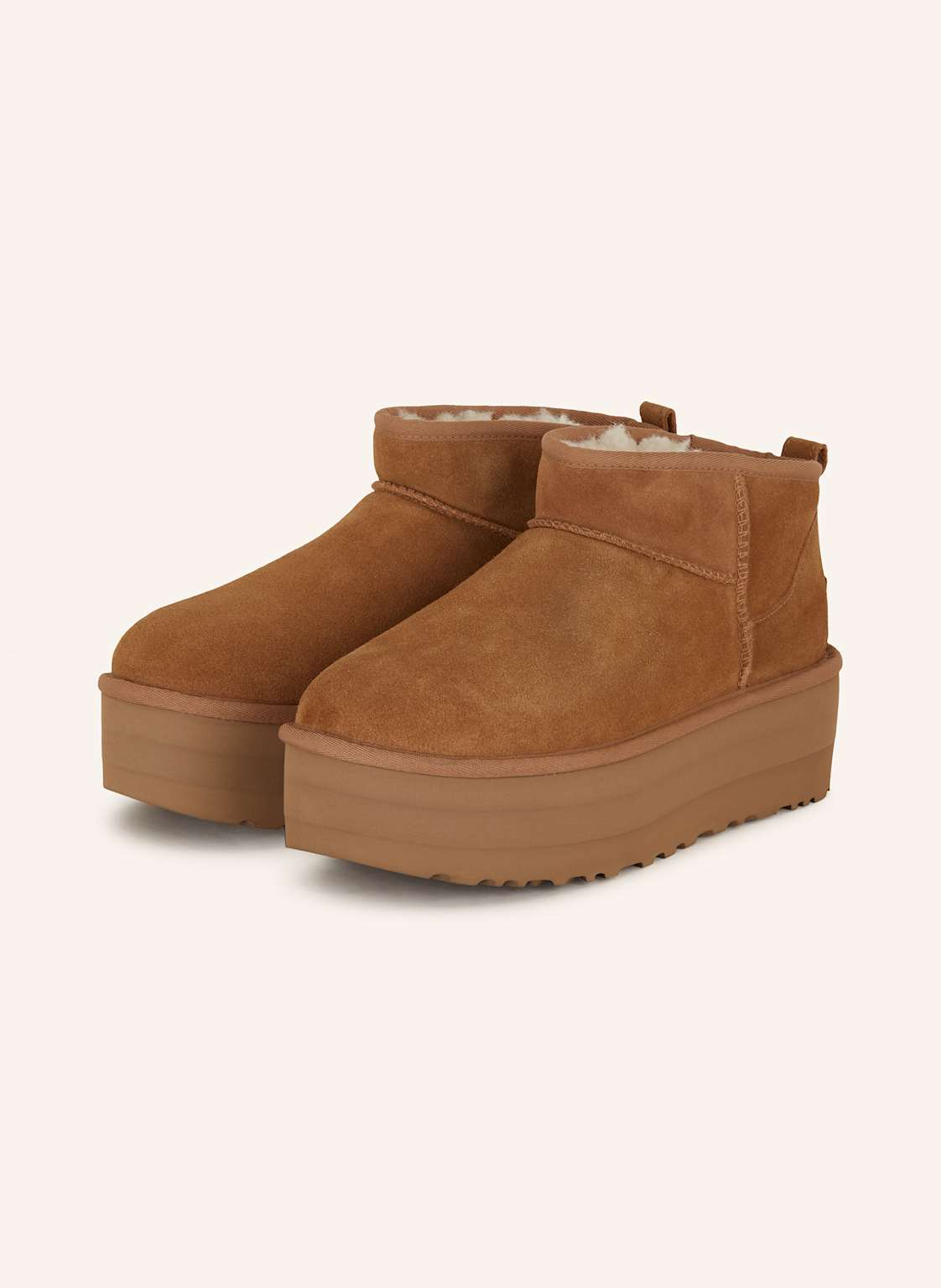 Ugg Plateau-Boots Classic Ultra Mini Platform braun von Ugg