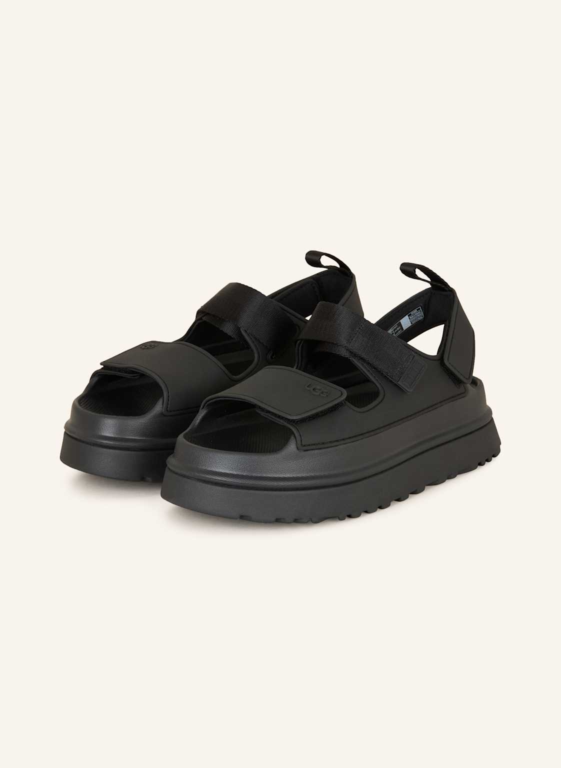 Ugg Plateau-Sandalen Goldenglow schwarz von Ugg