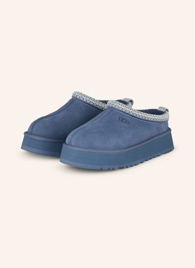 Ugg Plateau-Pantoletten Tazz blau von Ugg