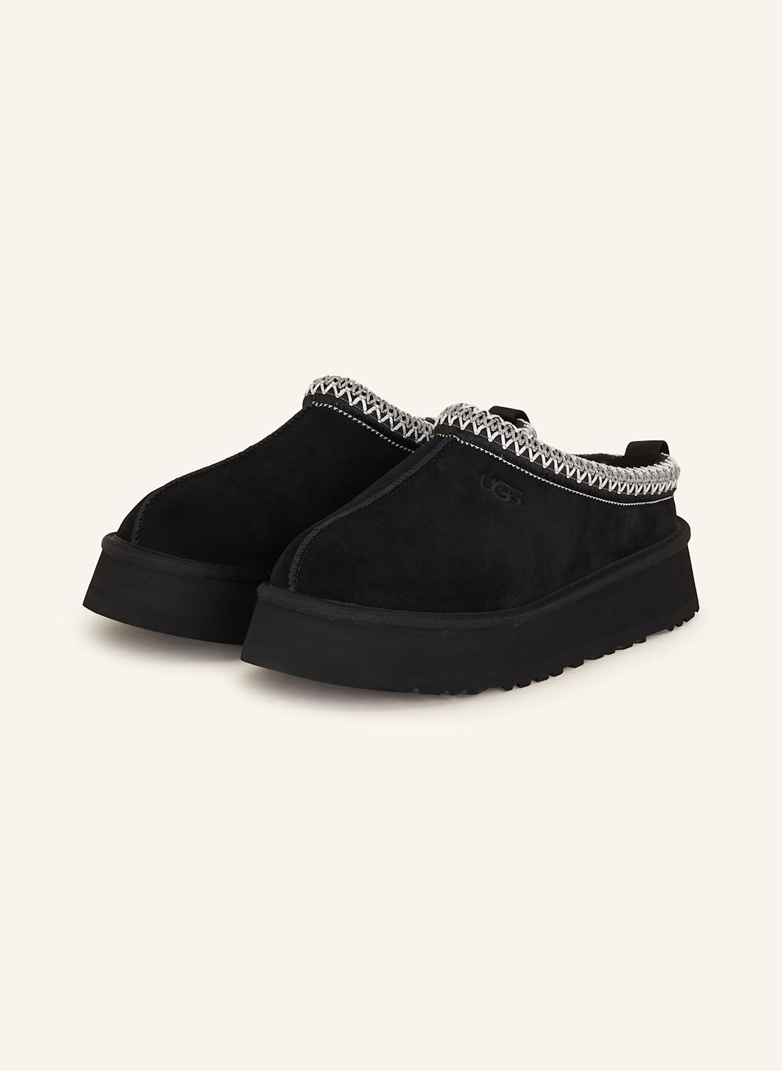 Ugg Plateau-Pantoletten Tazz schwarz von Ugg