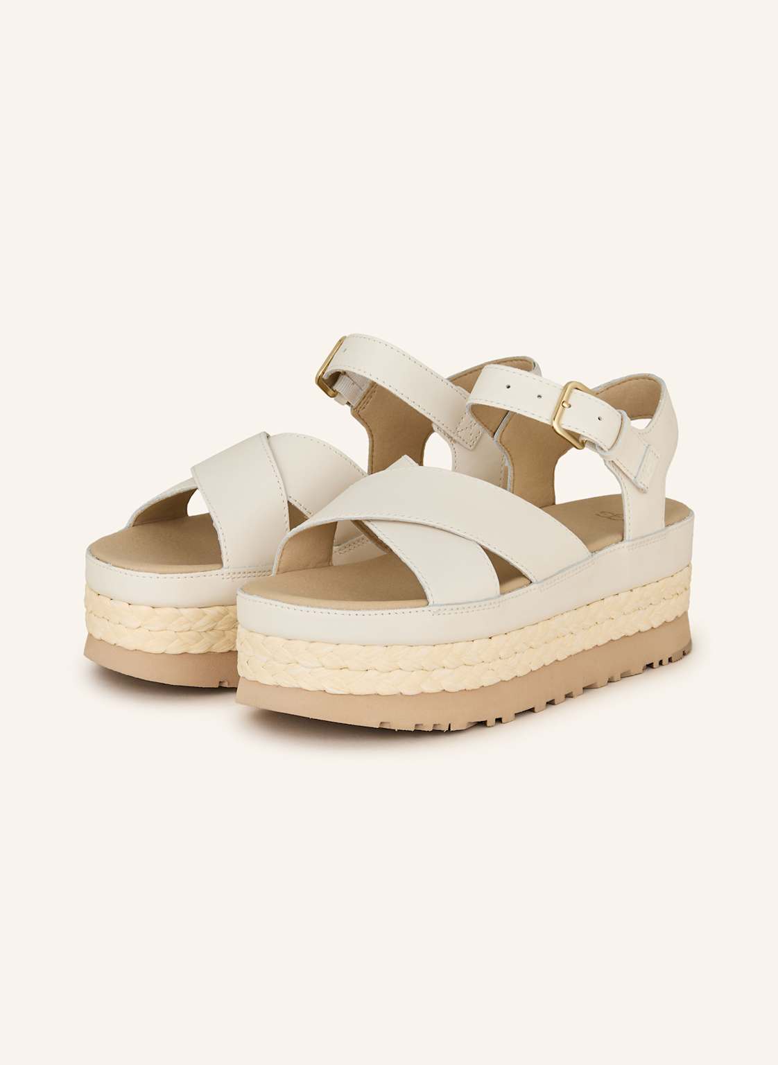 Ugg Plateau-Sandalen Aubrey weiss Ugg Plateau-Sandalen Aubrey weiss von Ugg