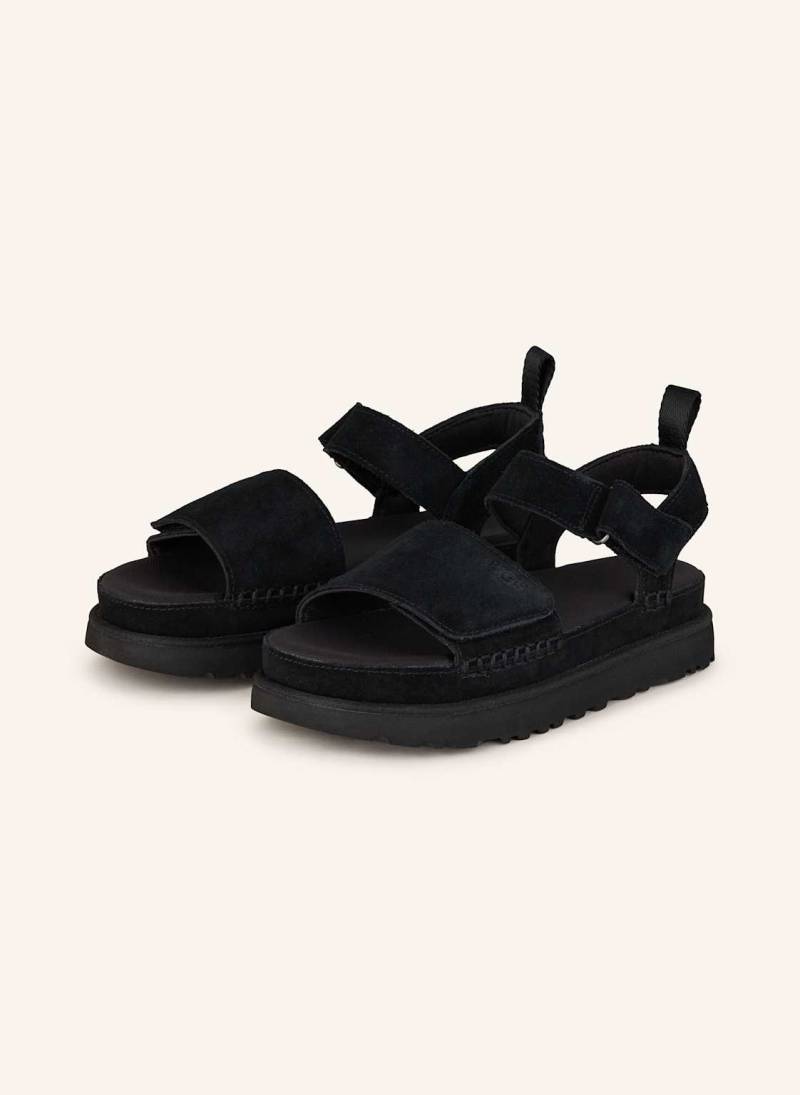 Ugg Plateau-Sandalen Goldenstar schwarz von Ugg