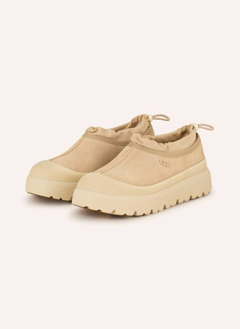 Ugg Plateau-Slipper Tasman Weather Hybrid beige von Ugg