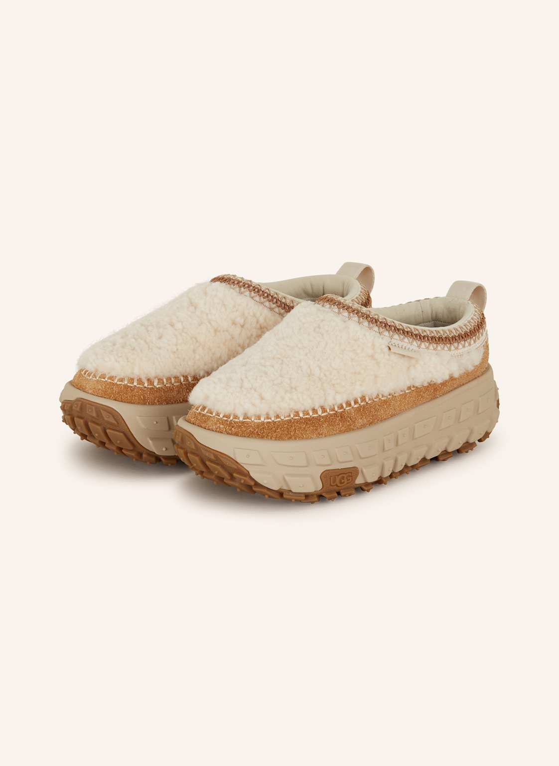 Ugg Plateau-Slipper beige von Ugg