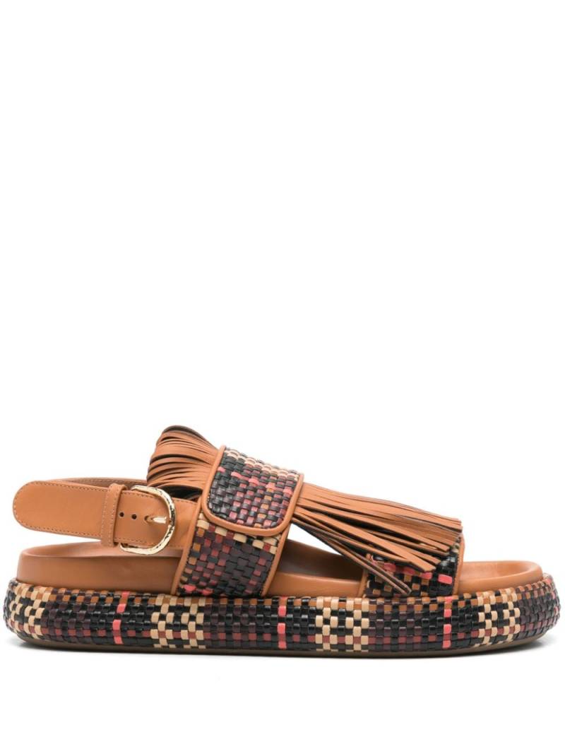 Ulla Johnson Alba leather sandals - Brown von Ulla Johnson