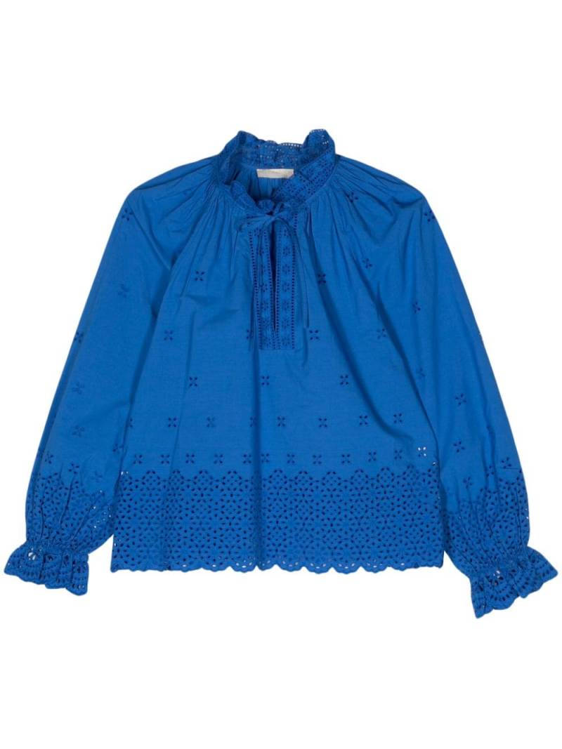 Ulla Johnson Alora broderie-anglaise blouse - Blue von Ulla Johnson