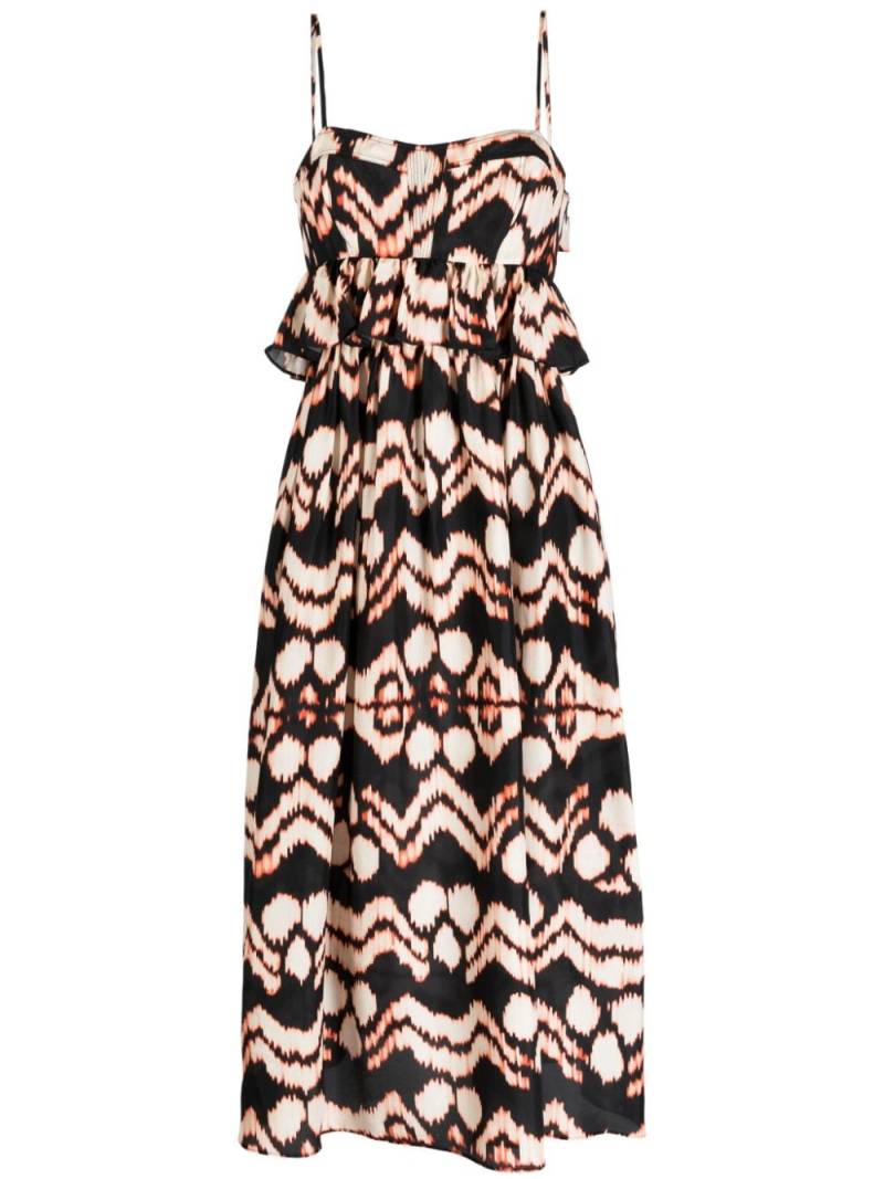 Ulla Johnson Amaliya silk midi dress - Multicolour von Ulla Johnson