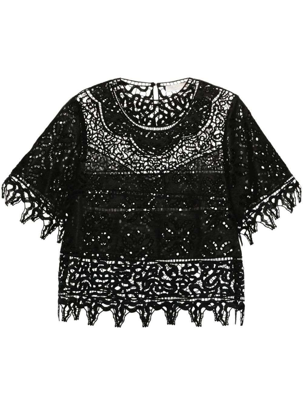 Ulla Johnson Aria lace blouse - Black von Ulla Johnson