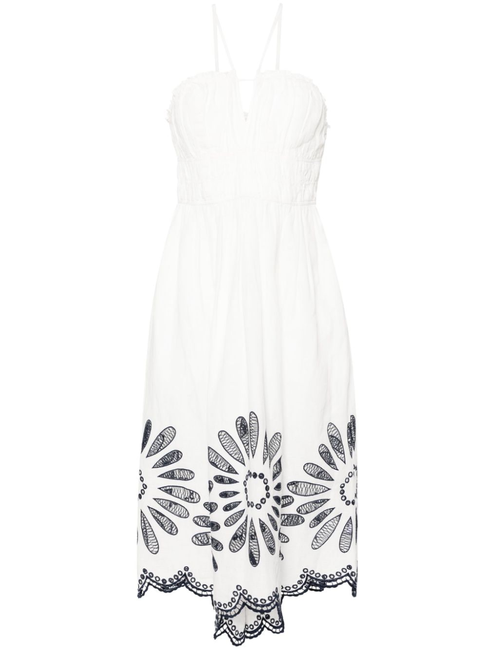 Ulla Johnson Beatrice broderie-anglaise midi dress - White von Ulla Johnson