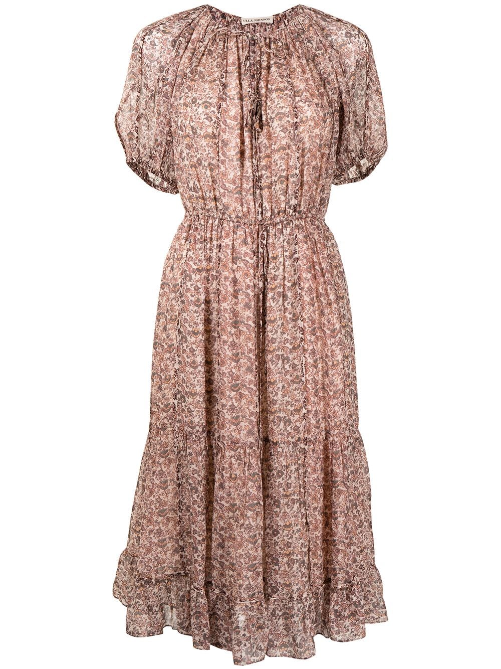 Ulla Johnson Berenice floral-print silk dress - Pink von Ulla Johnson