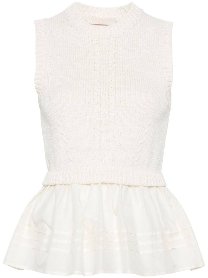 Ulla Johnson Edda knitted top - White von Ulla Johnson