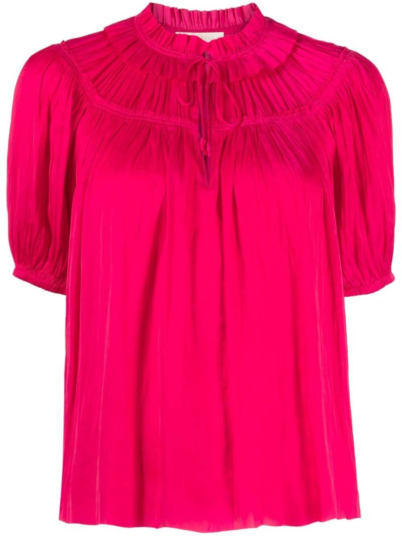 Ulla Johnson Eleni short-sleeves top - Pink von Ulla Johnson