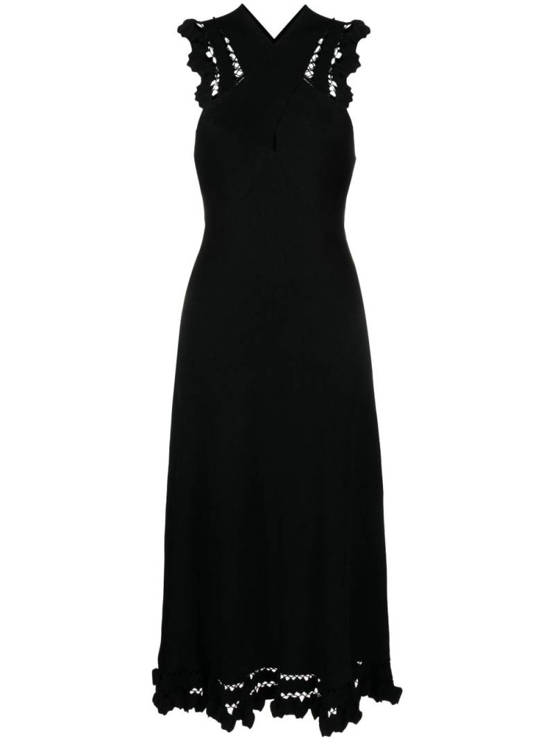 Ulla Johnson Fiora ribbed maxi dress - Black von Ulla Johnson