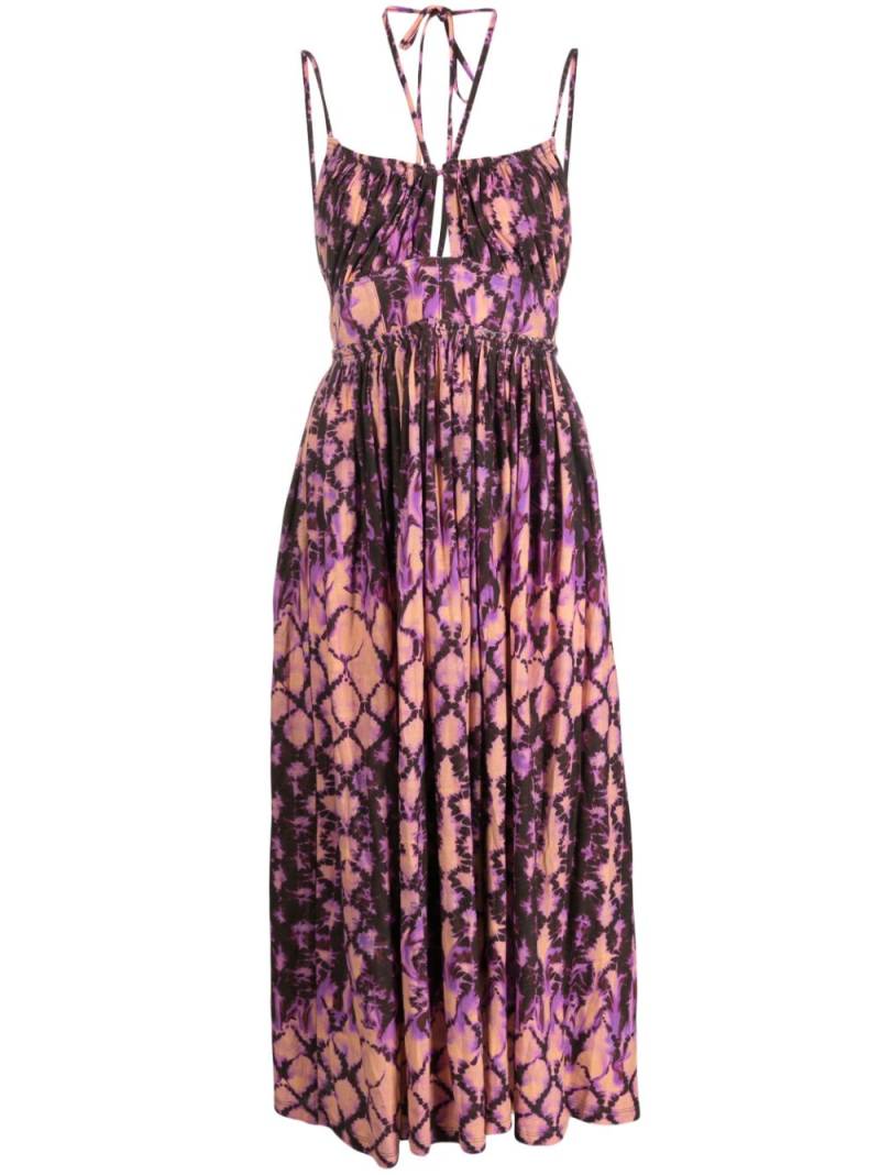 Ulla Johnson Freya halterneck midi dress - Purple von Ulla Johnson