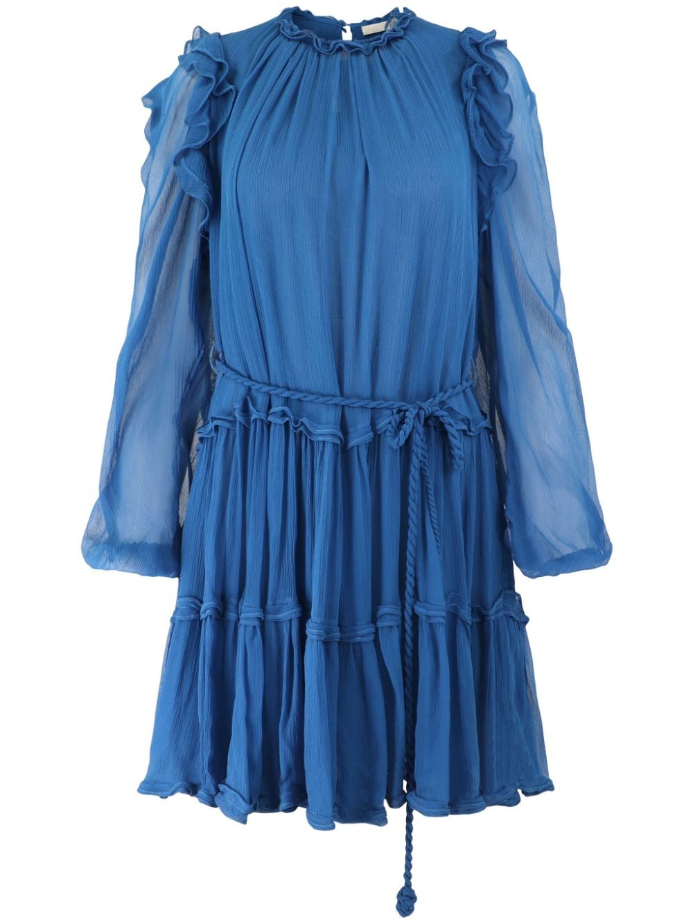 Ulla Johnson Gaelle ruffle-detailing dress - Blue von Ulla Johnson