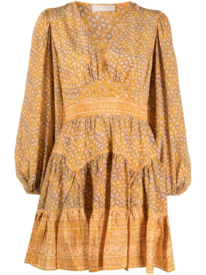 Ulla Johnson Hayana puff-sleeve dress - Yellow von Ulla Johnson