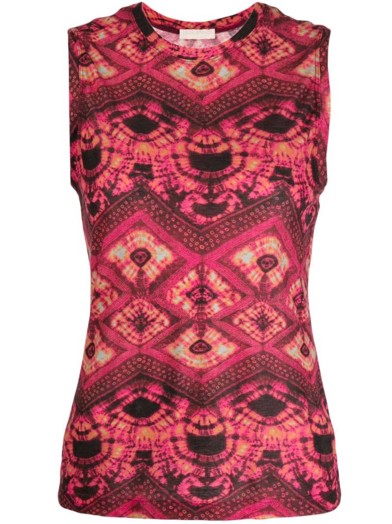 Ulla Johnson Ines printed cotton tank top - Pink von Ulla Johnson