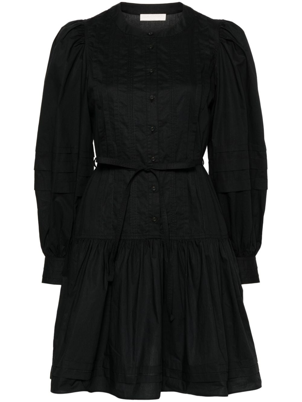 Ulla Johnson Karina long-sleeve cotton dress - Black von Ulla Johnson