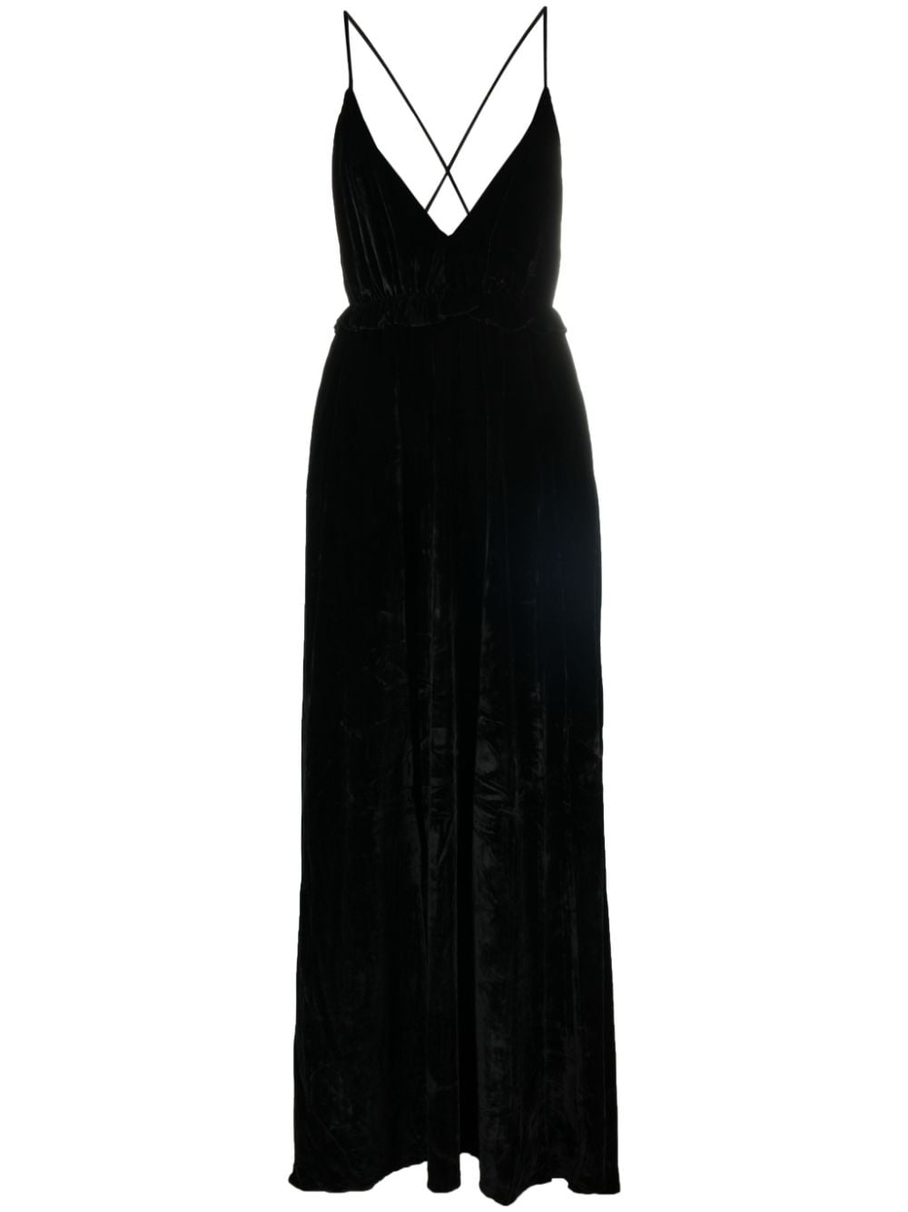 Ulla Johnson Lavinia velvet maxi dress - Black von Ulla Johnson