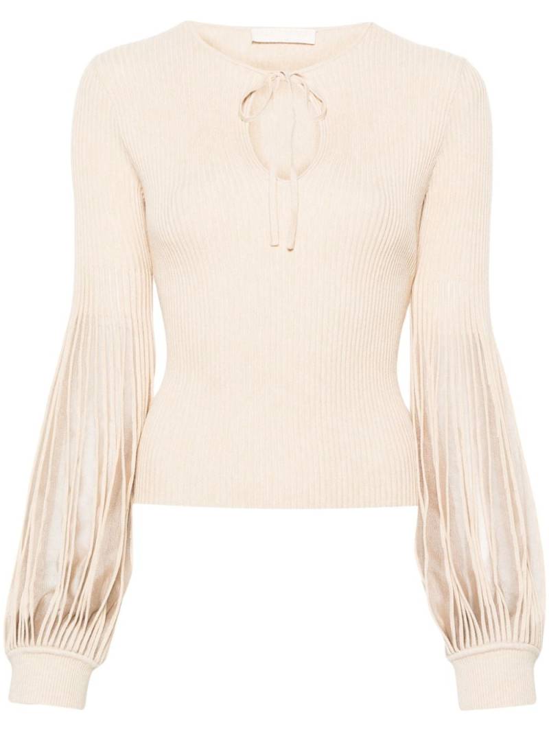 Ulla Johnson Lenora ribbed jumper - Neutrals von Ulla Johnson