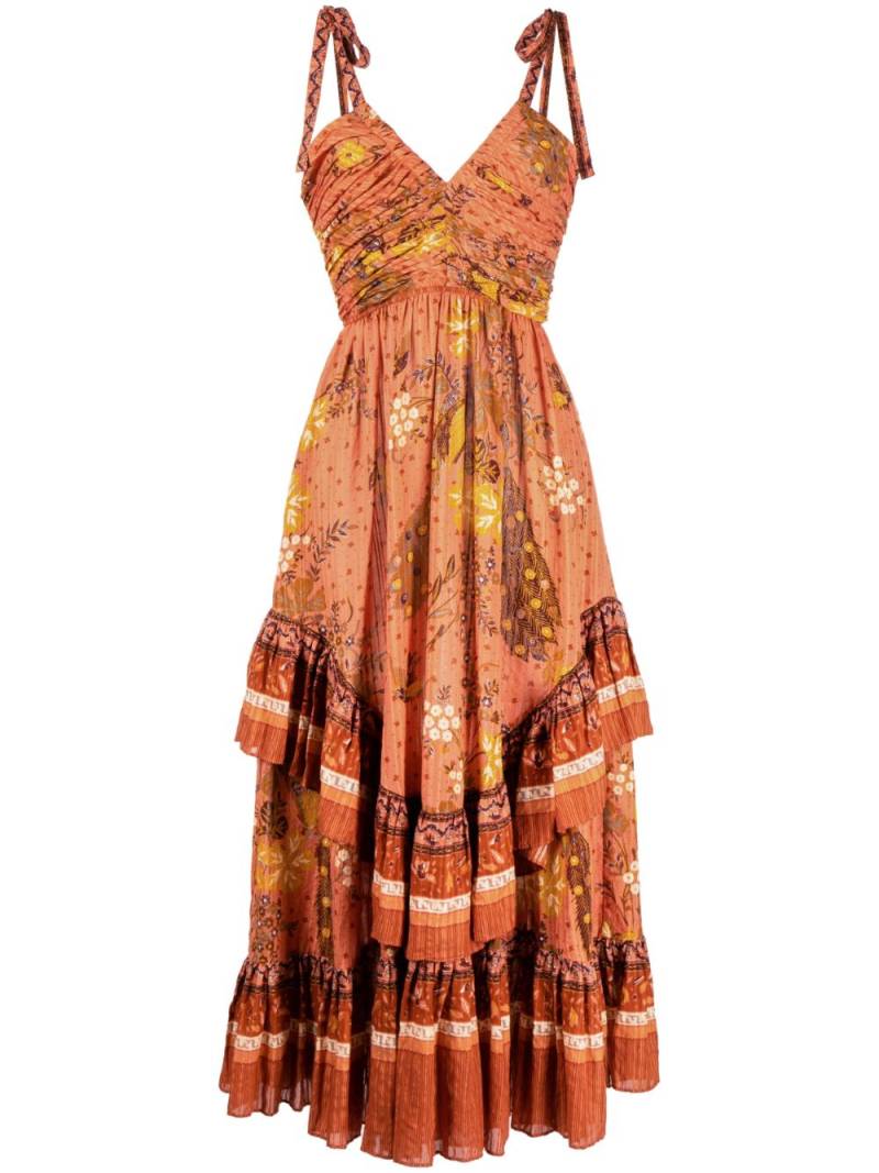 Ulla Johnson Meera floral-print maxi dress - Orange von Ulla Johnson