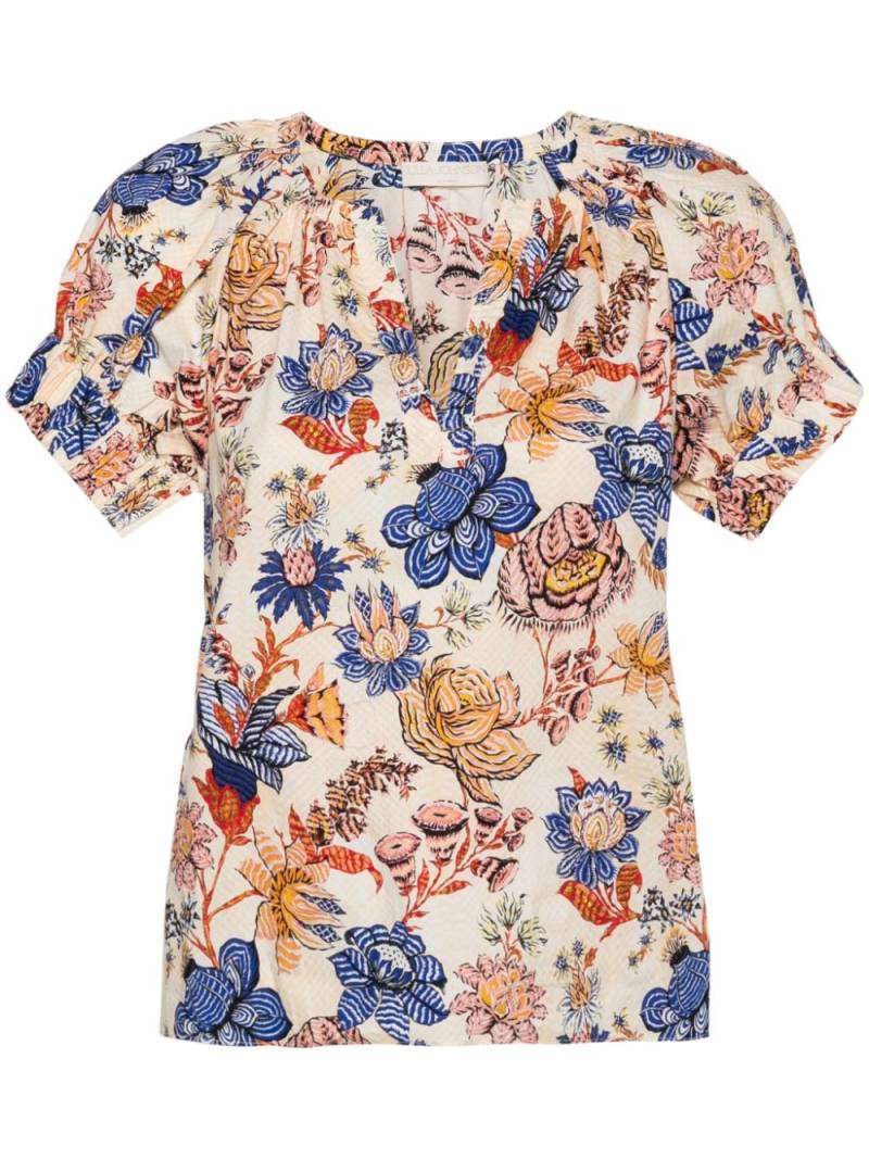 Ulla Johnson Naomi floral-print blouse - Neutrals von Ulla Johnson