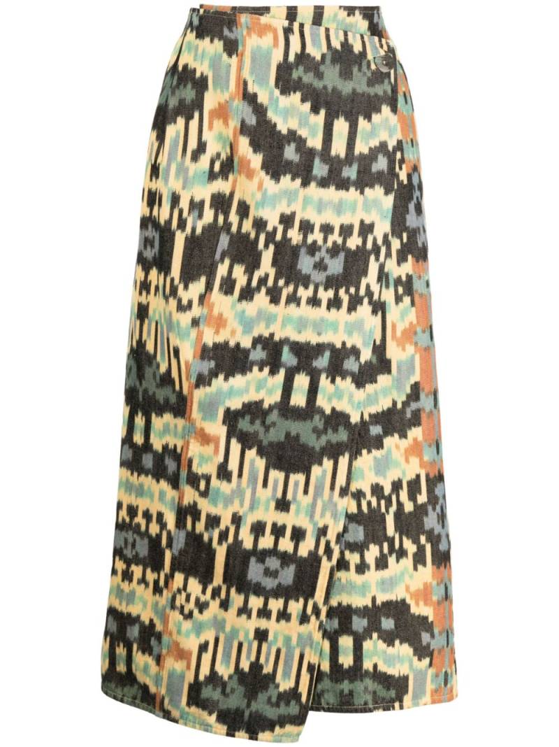 Ulla Johnson Navi printed cotton skirt - Multicolour von Ulla Johnson