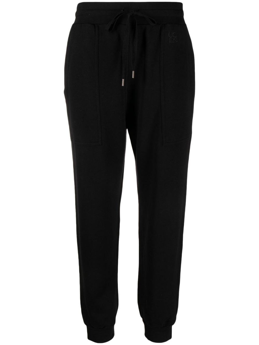 Ulla Johnson Rory logo-embroidered drawstring track pants - Black von Ulla Johnson