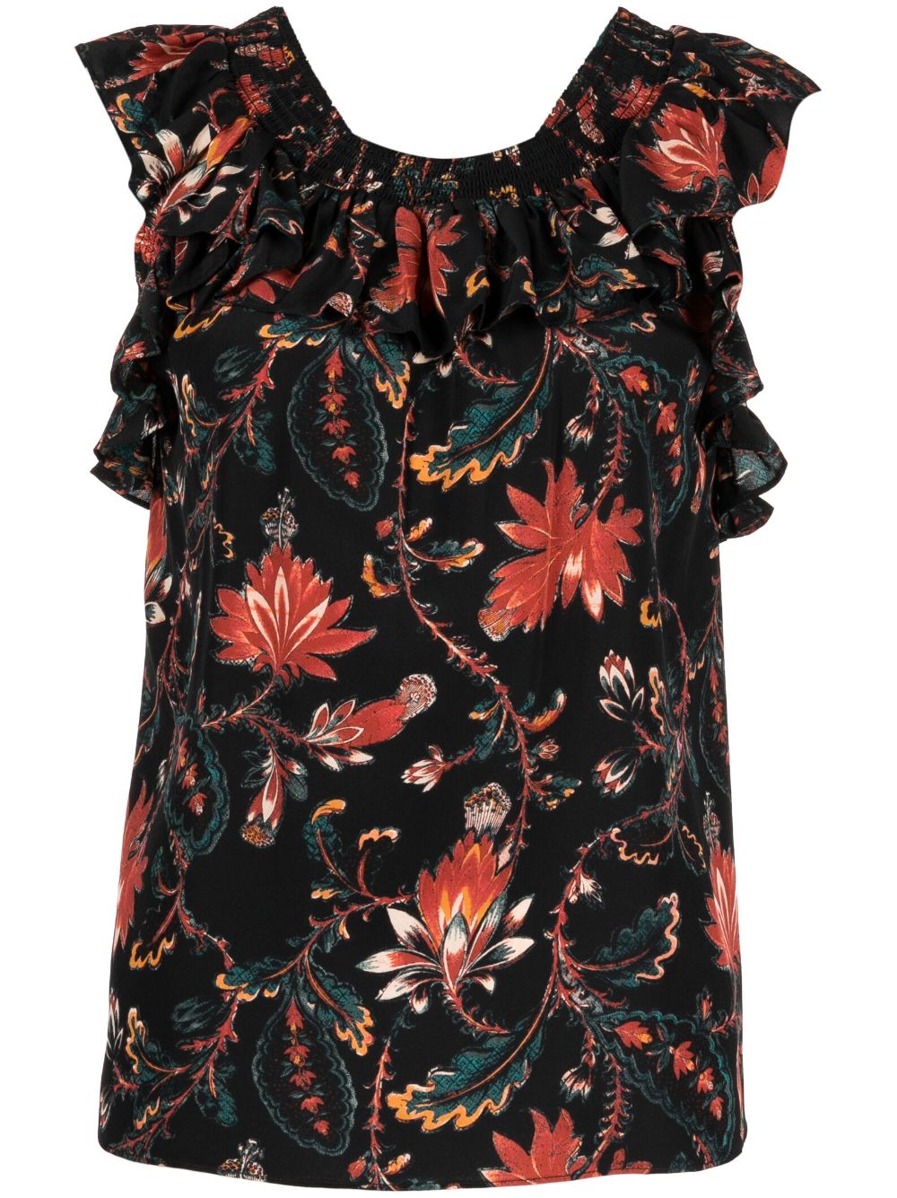 Ulla Johnson Tulip floral-print blouse - Black von Ulla Johnson