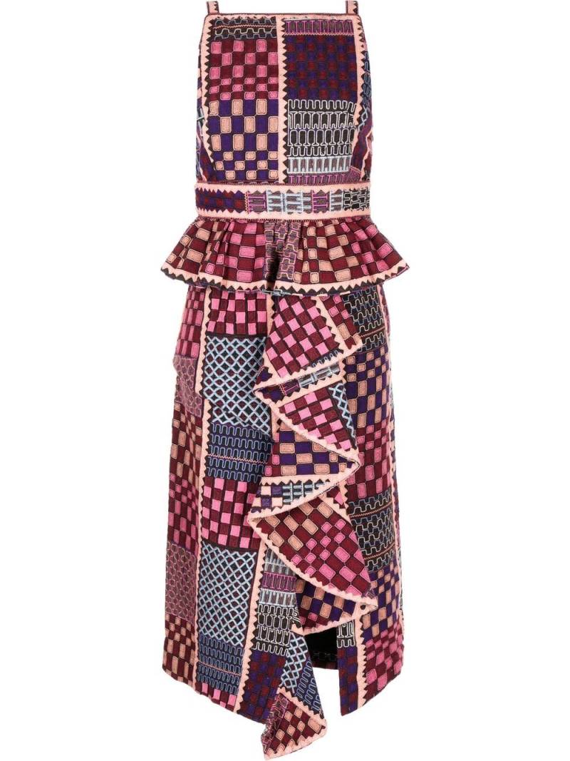 Ulla Johnson Valory square neck dress - Multicolour von Ulla Johnson