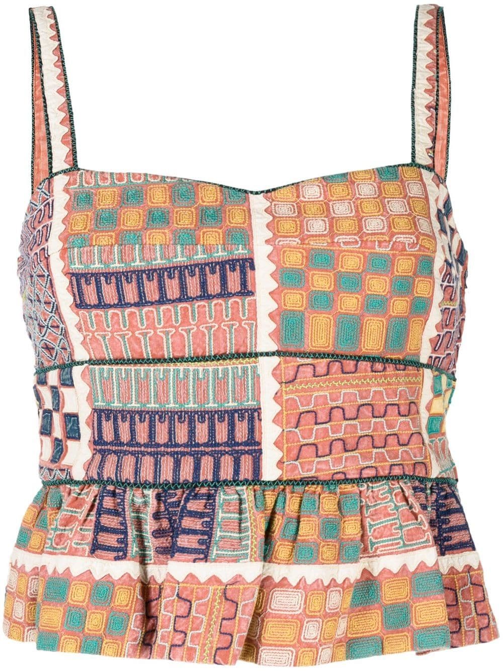 Ulla Johnson Zehra corset-style top - Multicolour von Ulla Johnson