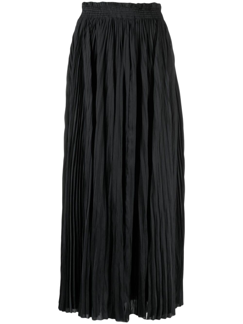 Ulla Johnson elasticated-waist pleated skirt - Black von Ulla Johnson