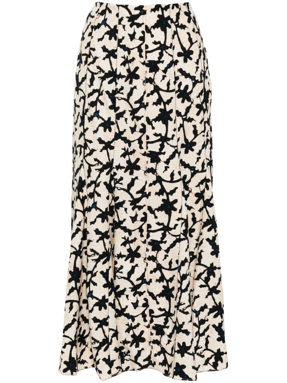 Ulla Johnson graphic-print A-line skirt - Neutrals von Ulla Johnson