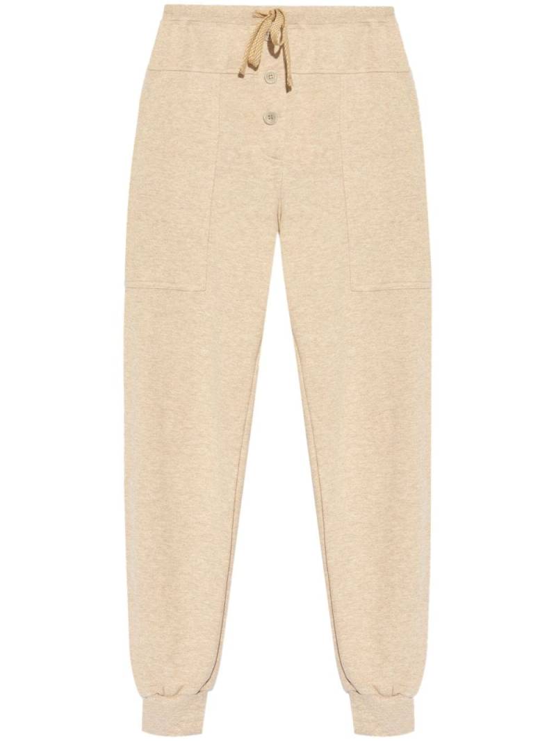 Ulla Johnson logo-print cotton track pants - Neutrals von Ulla Johnson