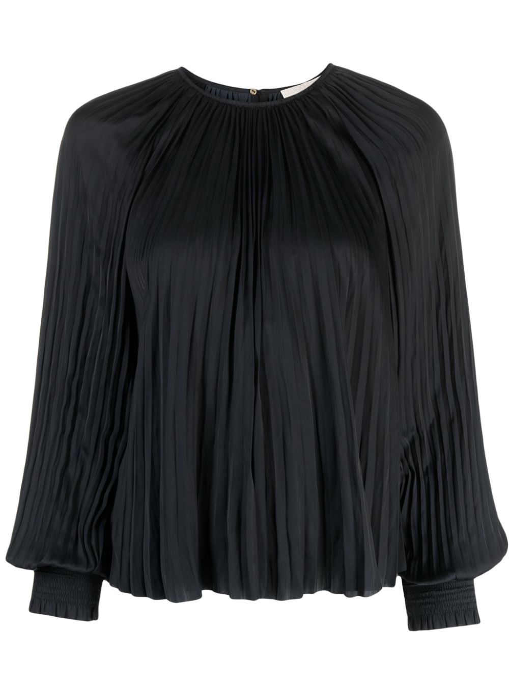 Ulla Johnson pleat-detailing long-sleeve blouse - Black von Ulla Johnson