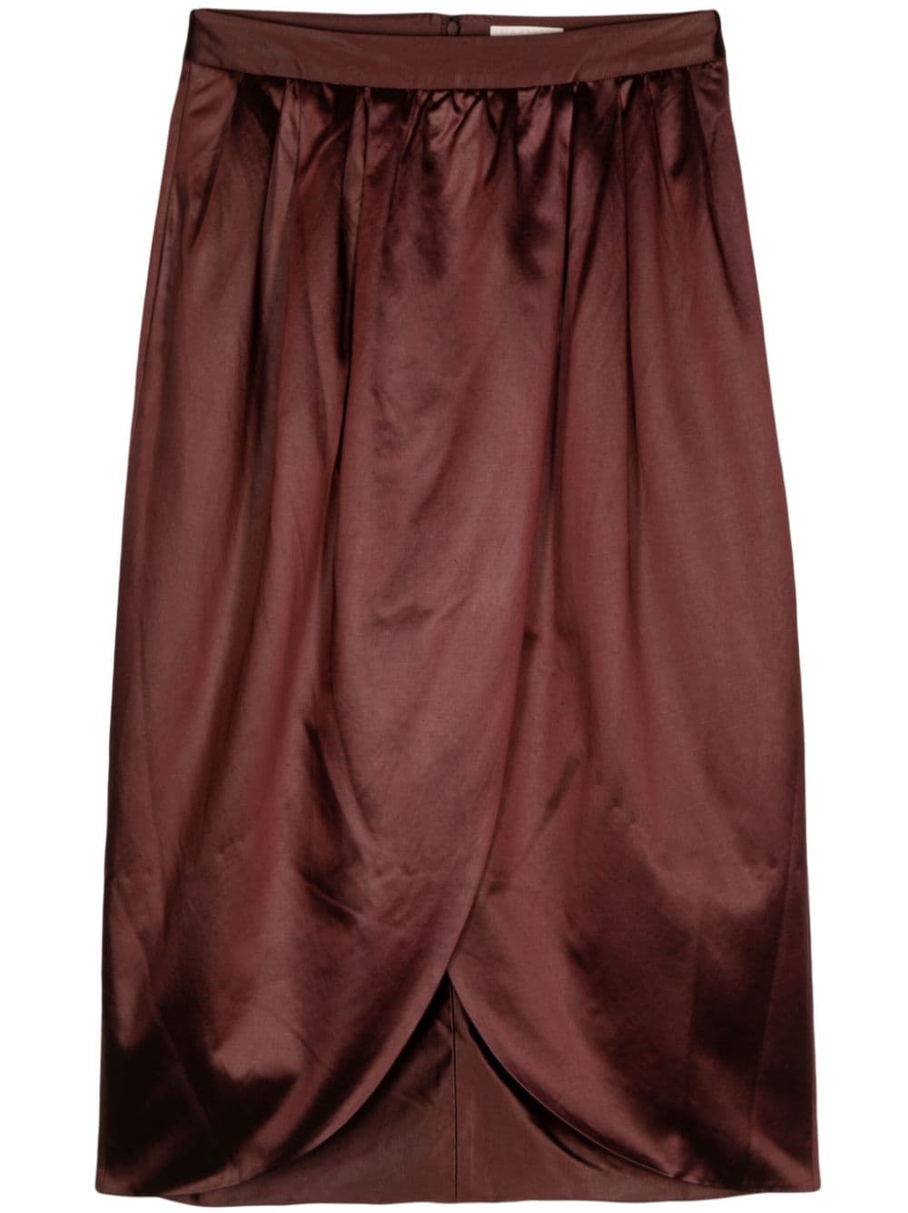 Ulla Johnson pleat-detailing midi skirt - Red von Ulla Johnson