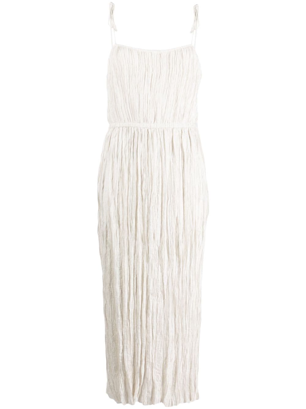 Ulla Johnson ruched tie-strap maxi dress - Neutrals von Ulla Johnson