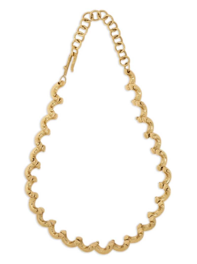 Ulla Johnson wave brass necklace - Gold von Ulla Johnson