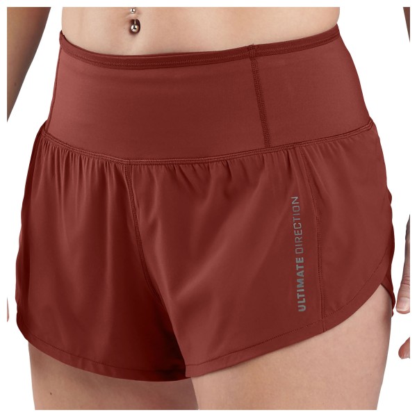 Ultimate Direction - Women's Velum Short 2.5 - Laufshorts Gr L rot von Ultimate Direction