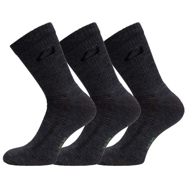 Ulvang - Allround 3-Pack - Merinosocken Gr 35-39 schwarz von Ulvang