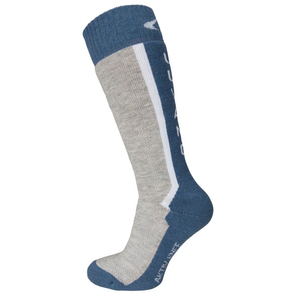 Ulvang - Kid's Aktiv Knee - Skisocken Gr 25-27 grau/blau von Ulvang