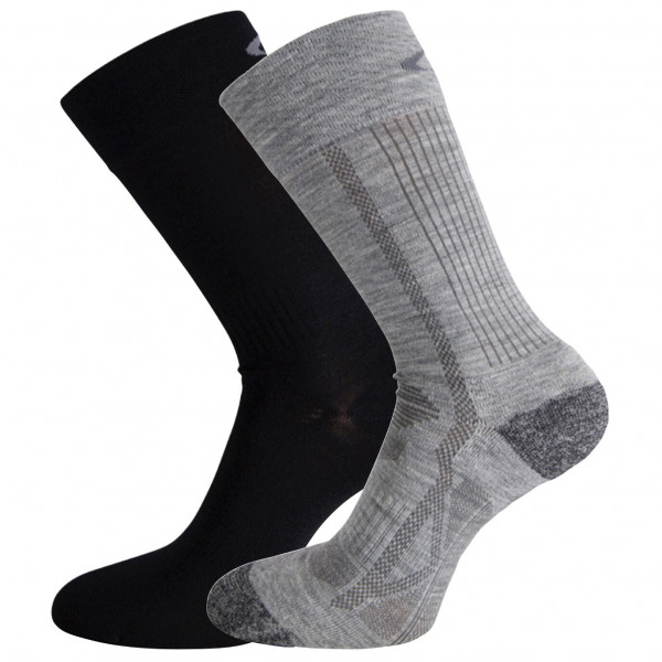 Ulvang - Light Outdoor 2-Pack - Merinosocken Gr 40-45 grau/schwarz Ulvang - Light Outdoor 2-Pack - Merinosocken Gr 40-45 grau/schwarz von Ulvang
